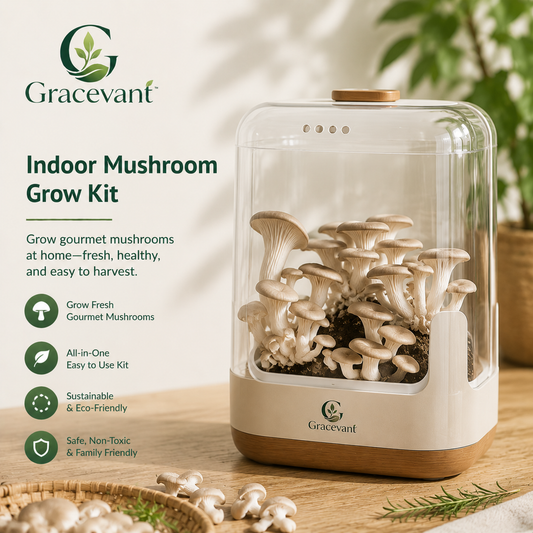 Gracevant™ MycoBloom Smart Gourmet Mushroom Habitat